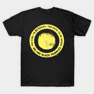 BLACK TRIBBLES logo T-Shirt